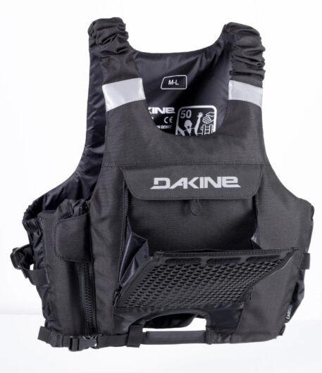 2024 Dakine Kiteboarding Seeker DLX Floatation Vest CE 50 Certified Front with Open Pocket