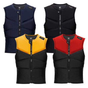 2024 Mystic Block Front Zip Kiteboarding Impact Vest All Colors