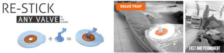 AirTime Valve Trap Kiteboard Kite Bladder Valve Repair Kit In Use
